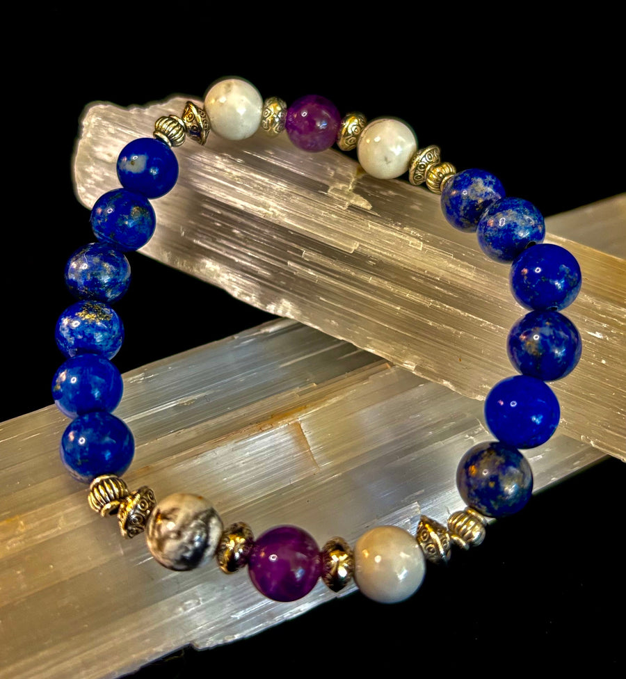 Clear Mind Mental Clarity Bracelet | Focus & Intuition Gemstone Jewelry
