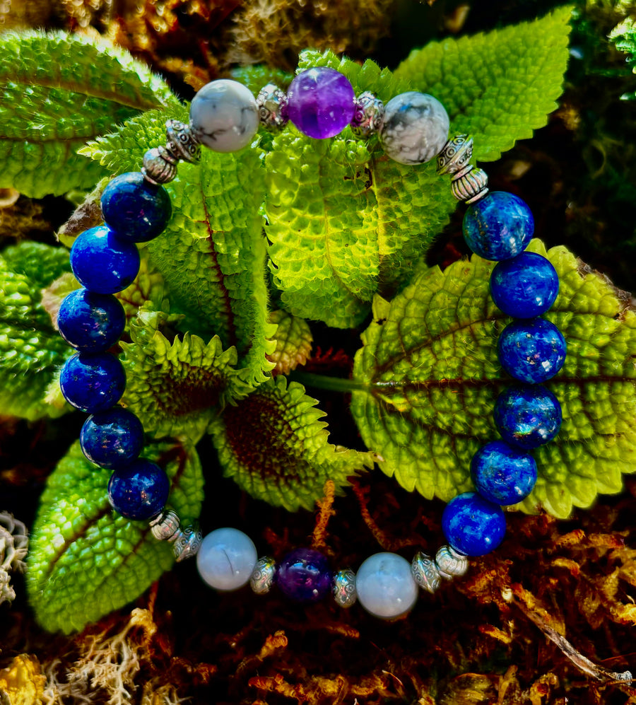Clear Mind Mental Clarity Bracelet | Focus & Intuition Gemstone Jewelry