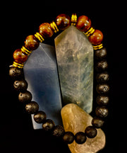 Strength & Focus Lava Stone Bracelet – Choose Your Stone