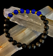 Strength & Focus Lava Stone Bracelet – Choose Your Stone