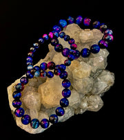 Galaxy Tiger Eye Bracelet – Energy, Confidence & Protection | Medium & Large Wrist Fit