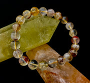 Golden Healer Quartz Bracelet – 8mm Natural Crystal - Energy Healing, Alignment & Manifestation