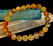 Golden Healer Quartz Bracelet – 8mm Natural Crystal - Energy Healing, Alignment & Manifestation
