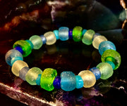 Saltwater Soul Sea Glass Bracelet 🌊💙