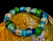 Saltwater Soul Sea Glass Bracelet 🌊💙