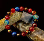 Happy Vibes Banded Agate Bracelet 🌈✨