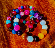 Happy Vibes Banded Agate Bracelet 🌈✨