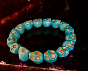 Turquoise Skull Energy Bracelet 💀💙