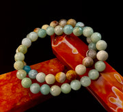 Amazonite Multifaceted Serenity Bracelet – Seafoam & Sand Collection 🌊✨ (Two amazing choices!)