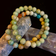 Amazonite Multifaceted Serenity Bracelet – Seafoam & Sand Collection 🌊✨ (Two amazing choices!)
