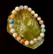 Amazonite Multifaceted Serenity Bracelet – Seafoam & Sand Collection 🌊✨ (Two amazing choices!)