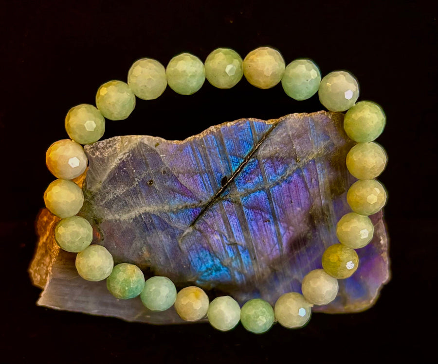 Amazonite Multifaceted Serenity Bracelet – Seafoam & Sand Collection 🌊✨ (Two amazing choices!)