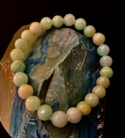 Amazonite Multifaceted Serenity Bracelet – Seafoam & Sand Collection 🌊✨ (Two amazing choices!)