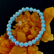 Luminous Grace Freshwater Pearl Bracelet – 6mm & 8mm White Pearl Stretch Bracelet