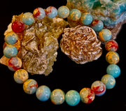 Transformation Energy Snake Skin Jasper Bracelet – 8mm Natural Gemstone