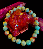 Transformation Energy Snake Skin Jasper Bracelet – 8mm Natural Gemstone