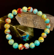 Transformation Energy Snake Skin Jasper Bracelet – 8mm Natural Gemstone