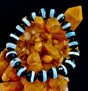 Tibetan Agate Protection Bracelet – Faceted Energy Beads (8mm / 10mm)