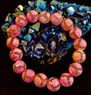 Pink Tibetan Agate Bracelet