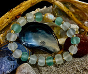 Ocean Pearl Sea Glass Bracelet