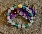 Ocean Pearl Sea Glass Bracelet