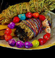 Corazón Calavera Energy Bracelet