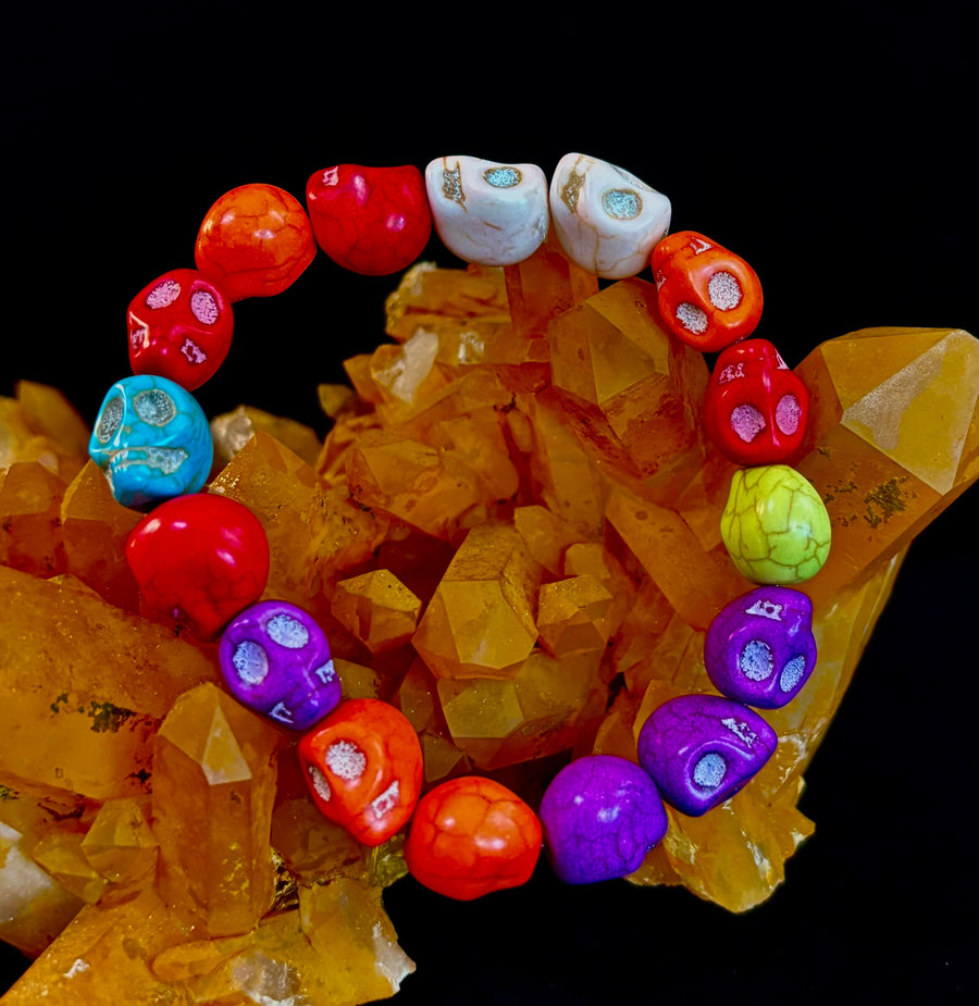Corazón Calavera Energy Bracelet