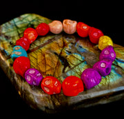 Corazón Calavera Energy Bracelet