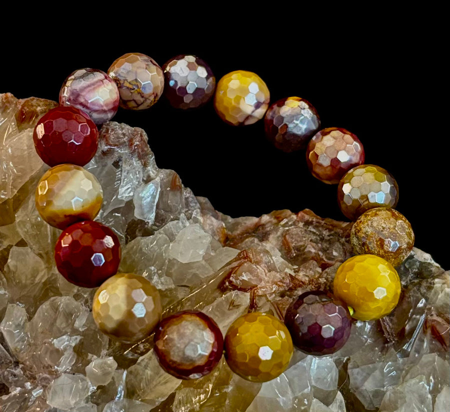 Mystic Mookaite Glam Energy Bracelet (For smaller wrists, available in 3 bead sizes!)