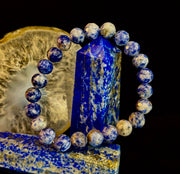 Ocean Stone Blue Spot Jasper Bracelet