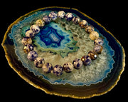 Ocean Stone Blue Spot Jasper Bracelet
