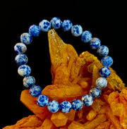 Ocean Stone Blue Spot Jasper Bracelet