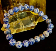 Ocean Stone Blue Spot Jasper Bracelet