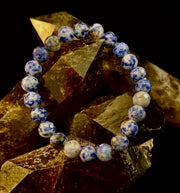 Ocean Stone Blue Spot Jasper Bracelet
