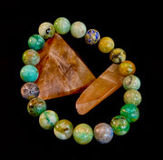 Verdant Soul – Chrysocolla Bracelet (Smaller Wrists)