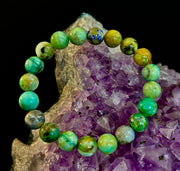 Verdant Soul – Chrysocolla Bracelet (Smaller Wrists)