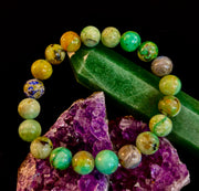 Verdant Soul – Chrysocolla Bracelet (Smaller Wrists)
