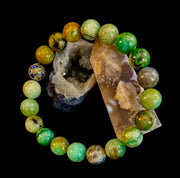 Verdant Soul – Chrysocolla Bracelet (Smaller Wrists)