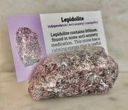 Natural Crystal Card Holder - Raw Crystal Business Card or Card Display (Various Stone Choices)