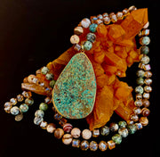 Desert Oasis Jade Statement Necklace