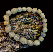 Ocean Whisper Natural Aquamarine Tumbled Bracelet