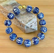 Blue Willow Chinoiserie Bracelet