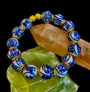 Blue Willow Chinoiserie Bracelet