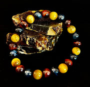 Triple Power Tiger Eye Bracelet