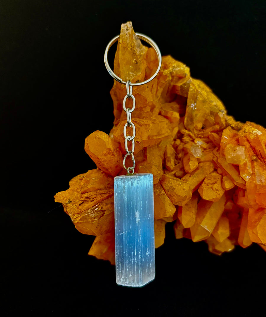 Selenite Energy Cleanse Keychain