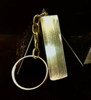 Selenite Energy Cleanse Keychain