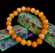 Golden Glow Peach Aventurine Bracelet