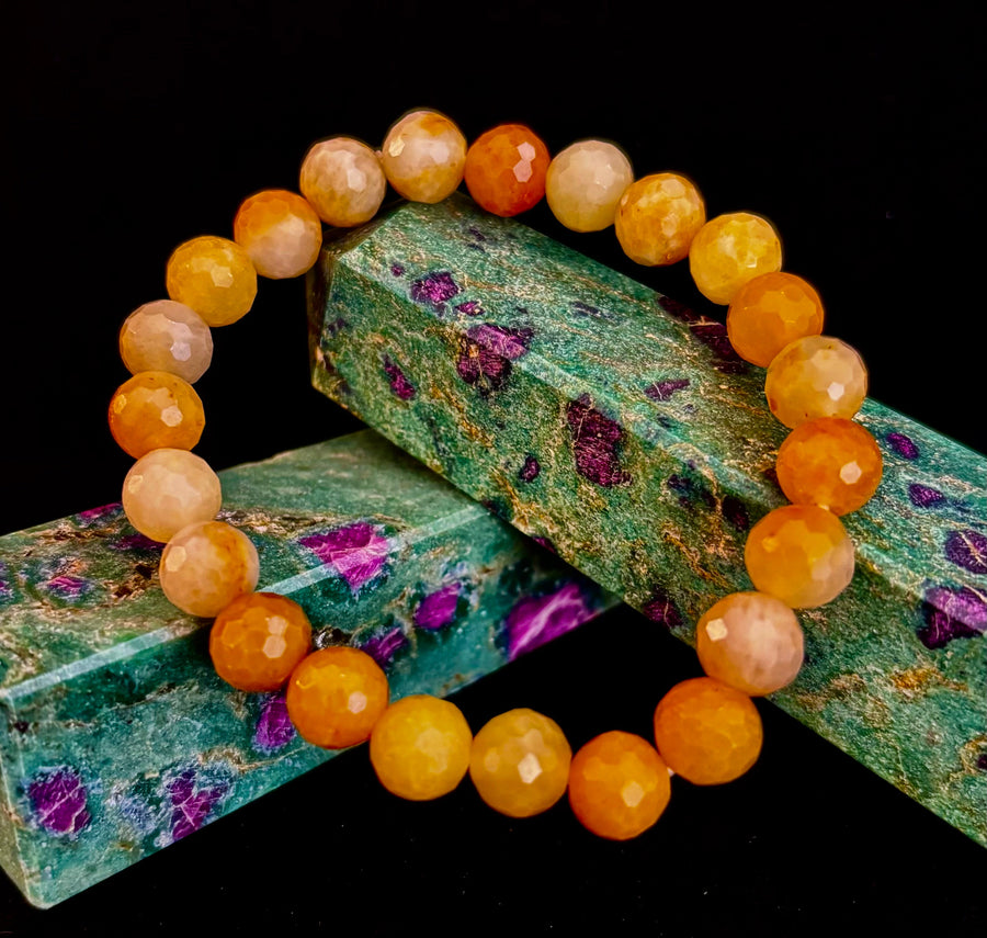 Golden Glow Peach Aventurine Bracelet