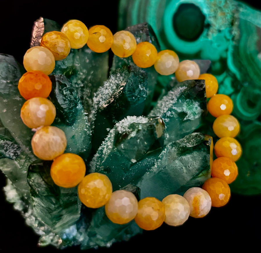 Golden Glow Peach Aventurine Bracelet