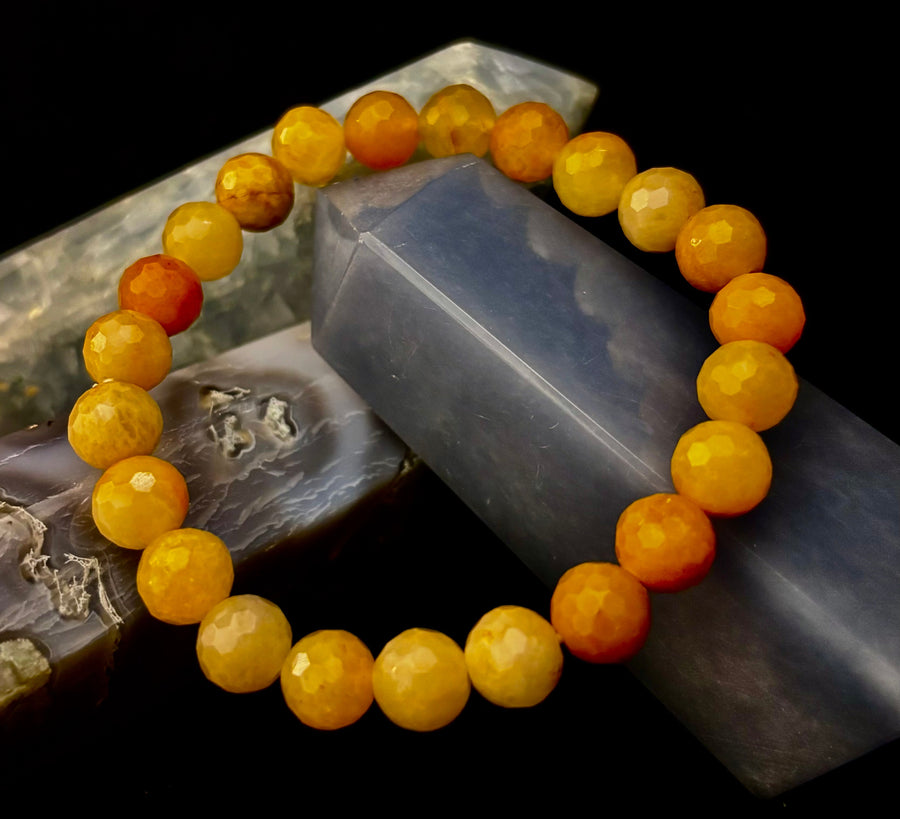 Golden Glow Peach Aventurine Bracelet